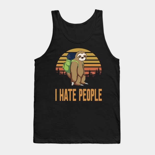 I Hate People Tank Top by Work Memes